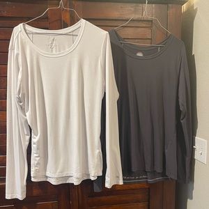 Healing Hands under shirts. White and Grey. Both size Large